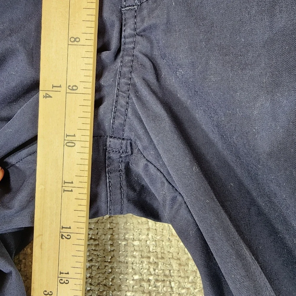 Bruhl Bros.® Nizza Stretch Cotton Trousers Mens 36x33.5 Navy Blue German Made
